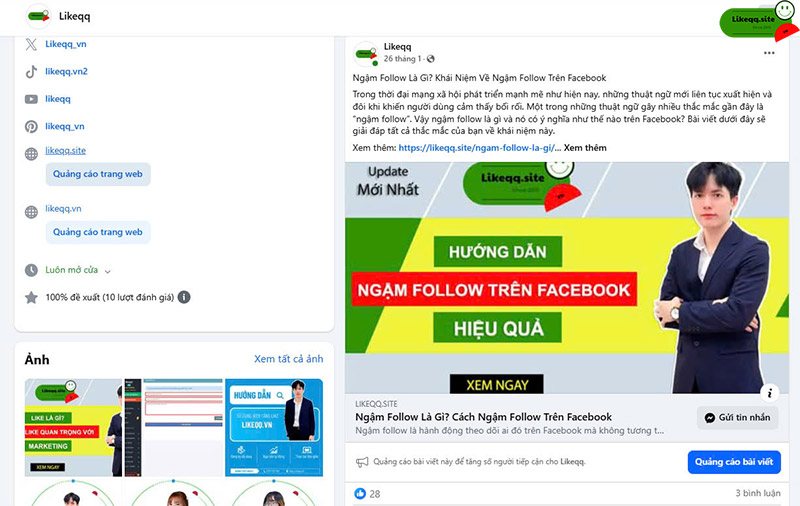 Câu hỏi liên quan khi tăng like Facebook