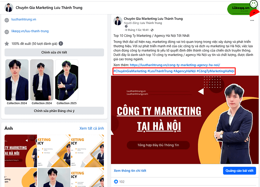 tăng like fanpage hiệu quả