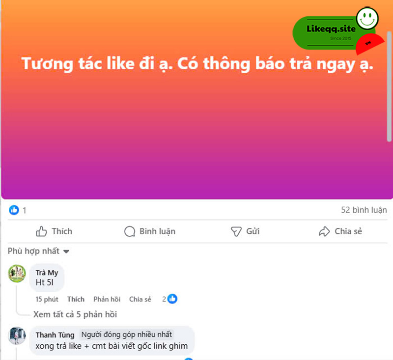 Lưu ý khi trao đổi like fanpage