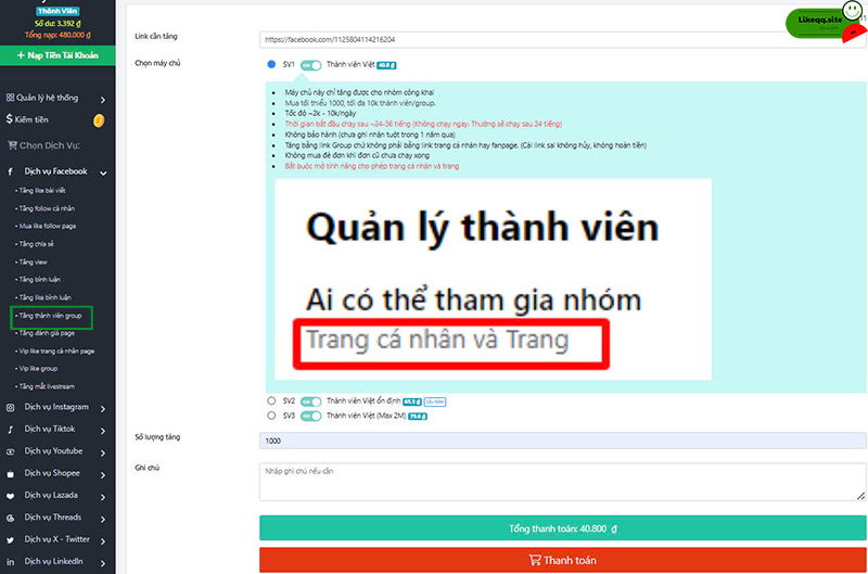 Auto thành viên facebook trên máy tính