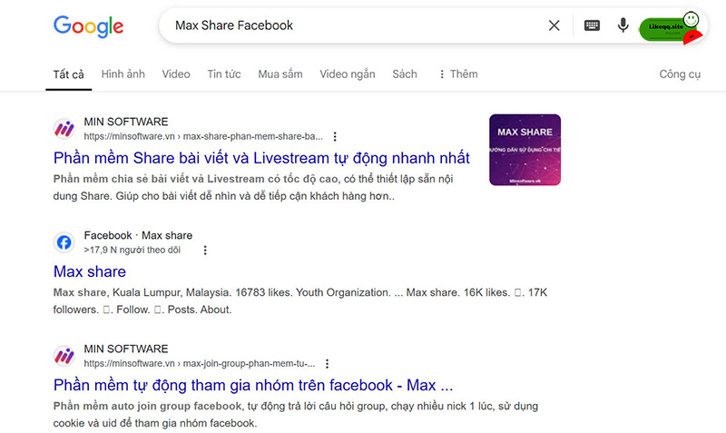 Buff share max share facebook