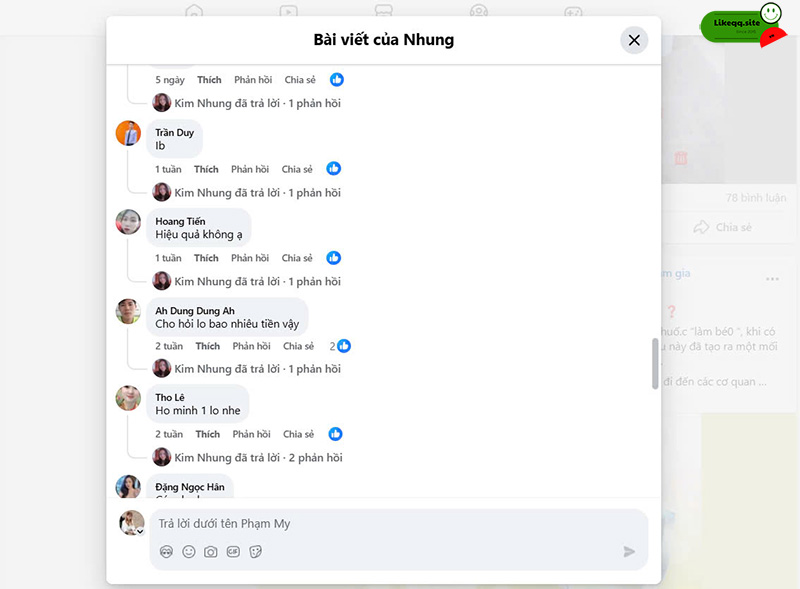 Chiến lược spam comment facebook