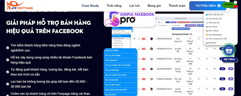 Phần mềm tăng share Facebook Simple Share