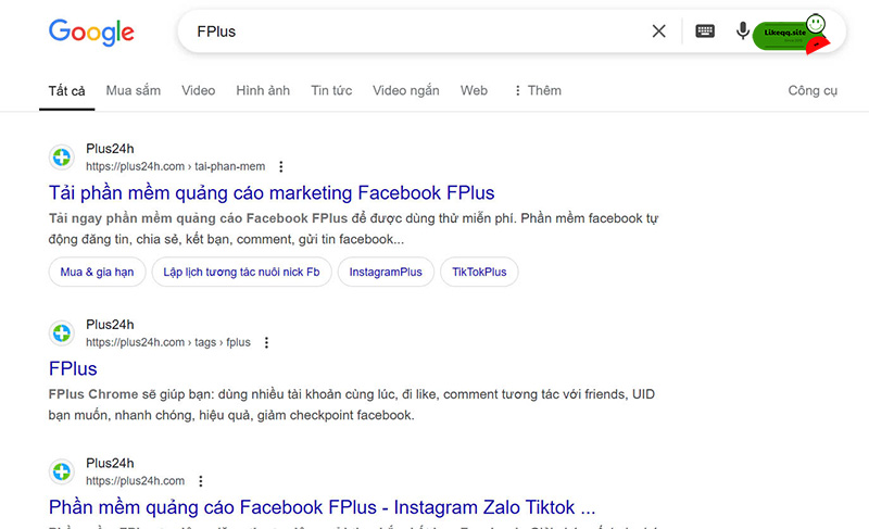 Tăng share Facebook hiệu quả Fplus