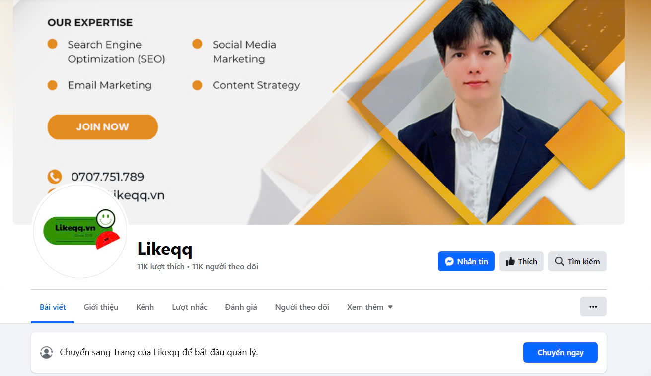 Tạo Fanpage