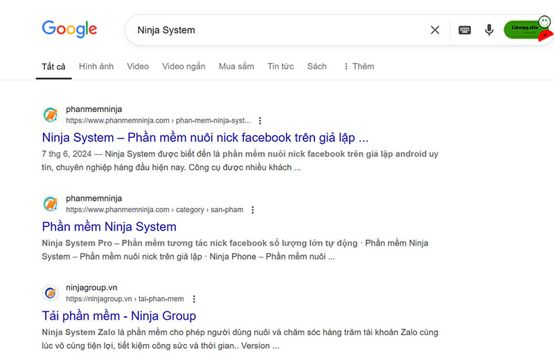 App tăng lượt xem facebook Ninja System