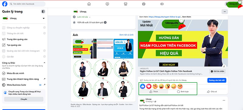 Bỏ like facebook người đó có biết không chi tiêt