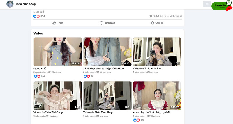 Buff mắt livestream facebook free