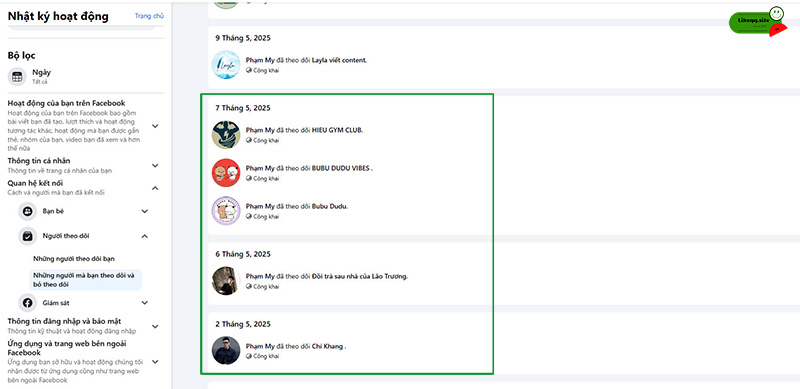 Cách kiểm tra tài khoản facebook có bị bỏ theo dõi không