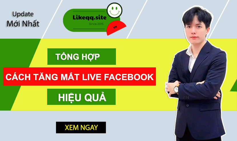 Cách tăng mắt live stream facebook